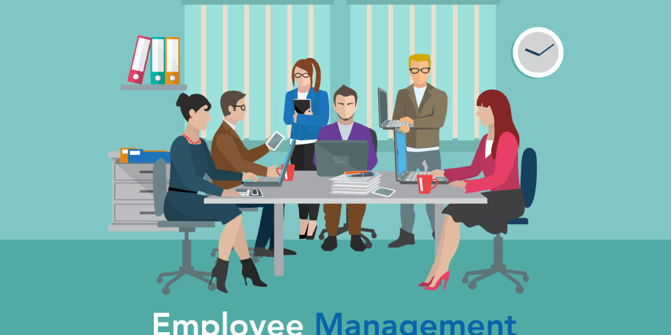 Image representing successful employee management at work.