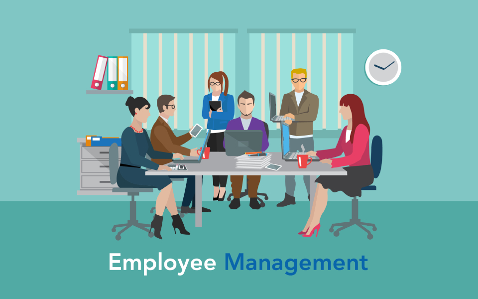 Image representing successful employee management at work.